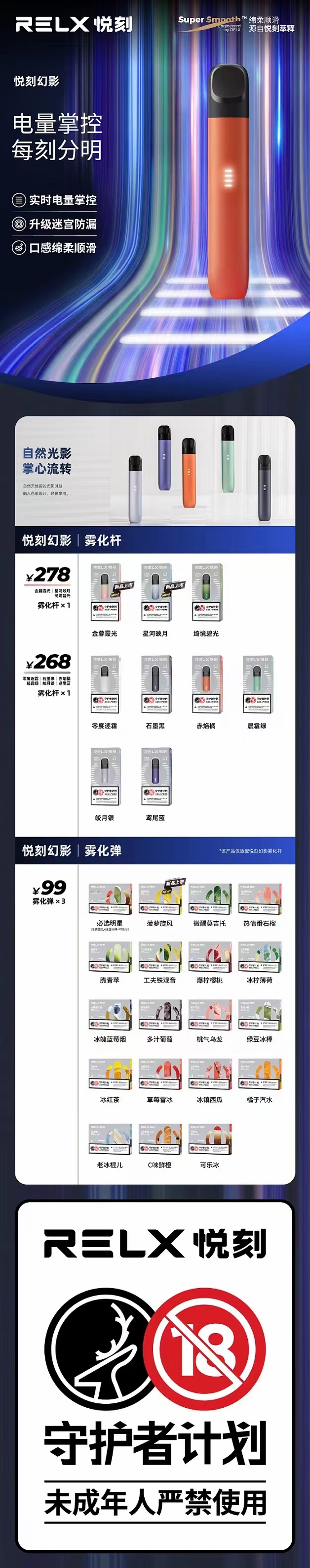 关于悦刻每一代都有什么区别的信息