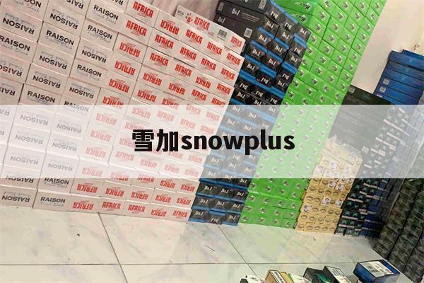 雪加snowplus(雪加snow一次性电子烟)-第1张图片-番响电子烟