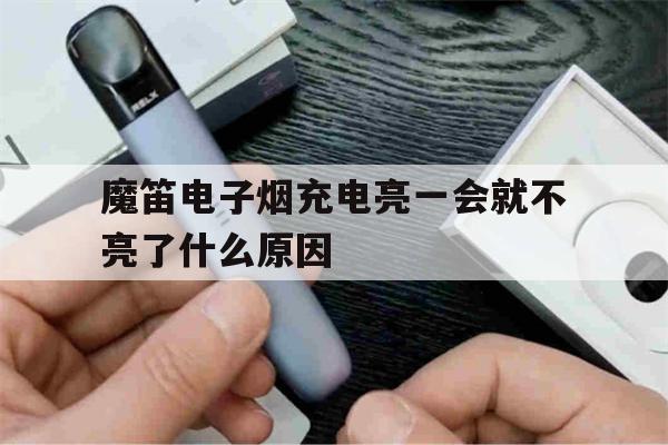 关于魔笛电子烟充电亮一会就不亮了什么原因的信息-第1张图片-电子烟烟油论坛