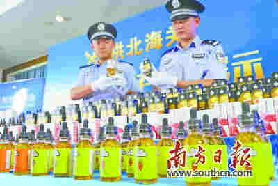 拱北海关破全国最大电子烟油走私案 案值约3亿元