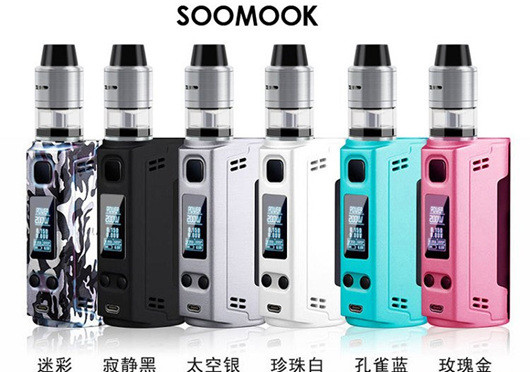 200W大功率盒子大烟雾电子烟带RDTA雾化器soomook